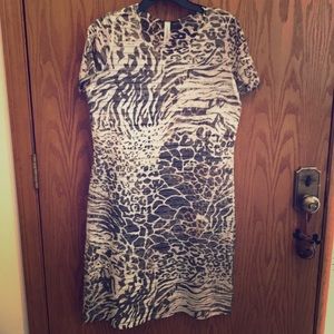 Tiger Striped Dress -Size Large